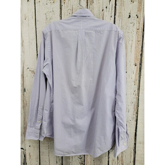 CLD Men's Medium Ralph Lauren Lavender Check Spring Dress Shirt Button Down EUC - Picture 6 of 7